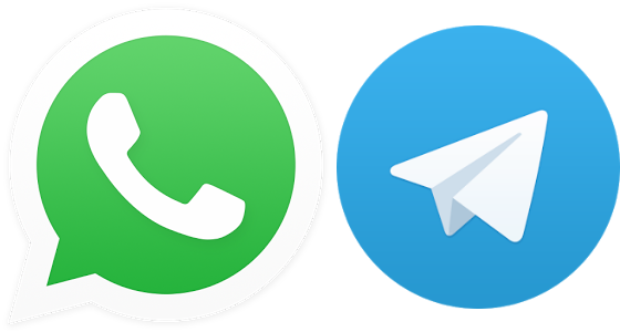 WhatsApp, Viber, Telegram